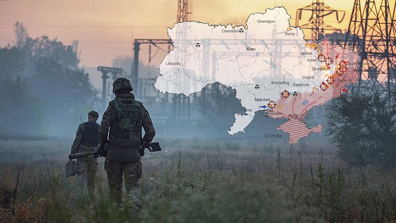 Los mapas de la decimoctava semana de la guerra en Ucrania