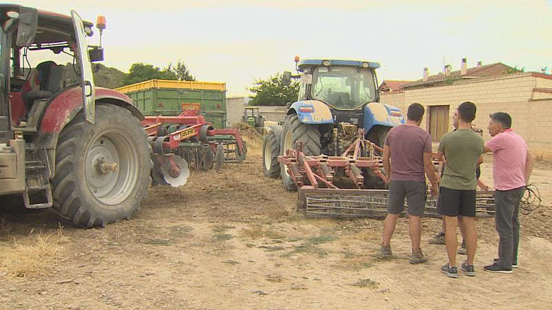 Los agricultores, héroes contra el fuego