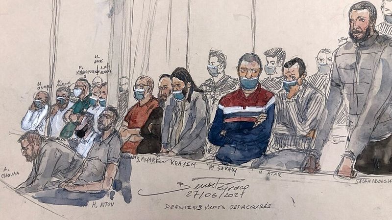 Abdeslam, en su alegato final en el juicio por los atentados de París: "Si me condenan por asesinato, cometen una injusticia"
