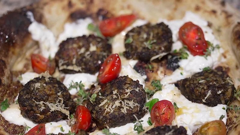 Receta de pizza casi vegana de Gipsy Chef