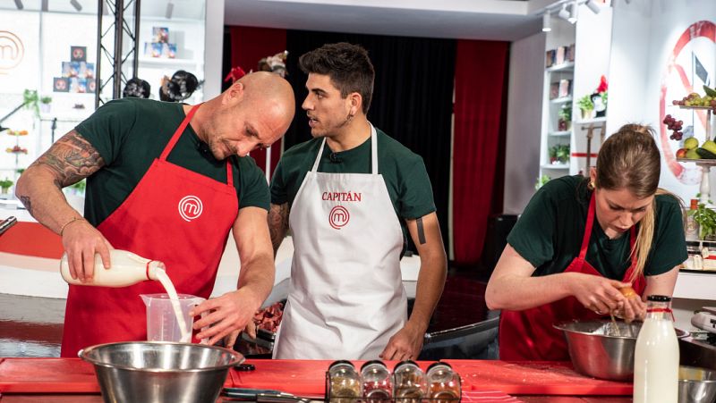 MasterChef: Adrián pierde los nervios por ser capitán de dos equipos