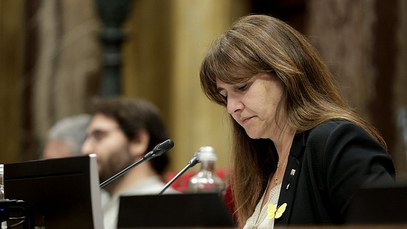 Borràs reitera su inocencia por el presunto fraude en la adjudicación de contratos públicos y rechaza dimitir