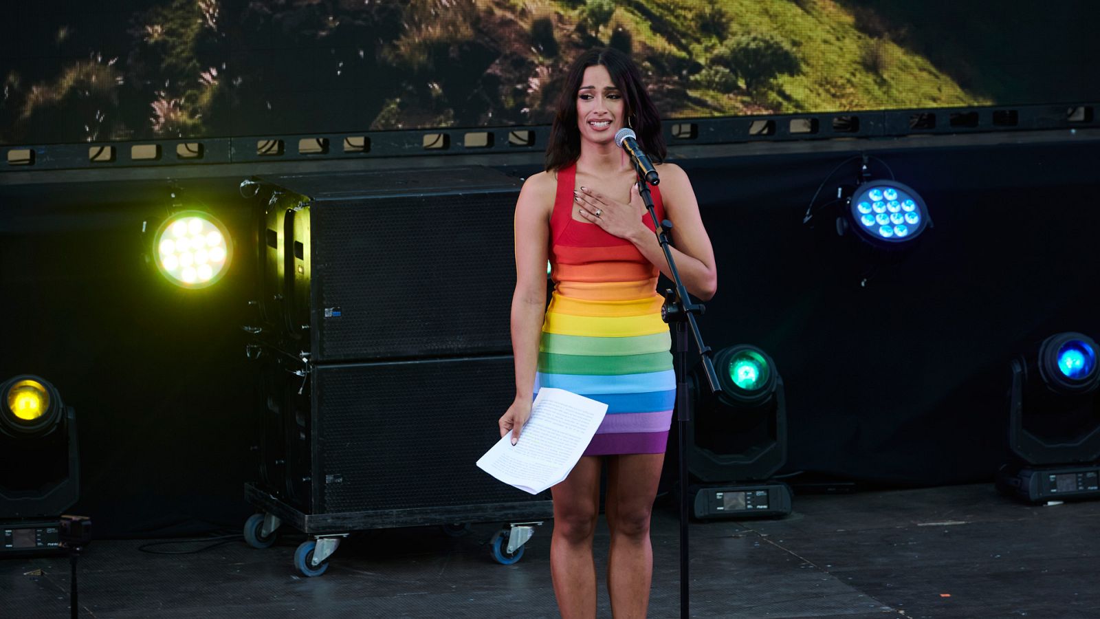 Chanel en el pregón del Orgullo LGTBIQ+ 2022