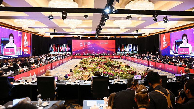 Rusia critica el aislamiento de Occidente por la guerra en la reunión de Exteriores del G20