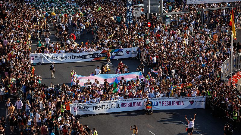 El Orgullo 2022 llena Madrid de color en una marcha multitudinaria contra el odio y la discriminación