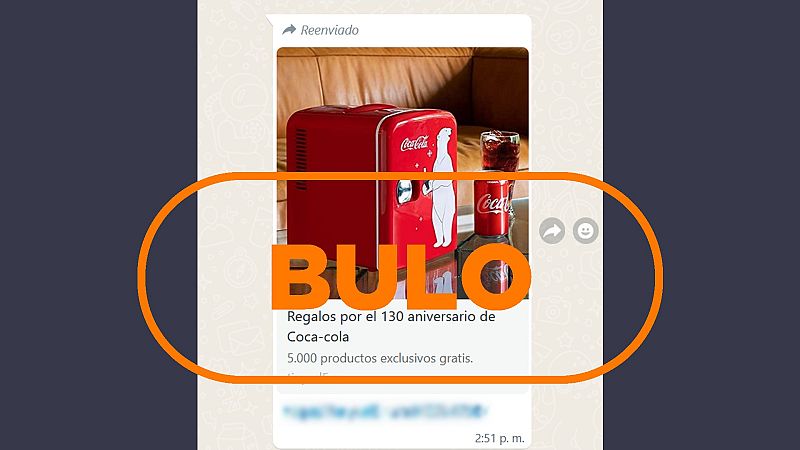 Coca-Cola no está haciendo regalos por su 130 aniversario, es phishing