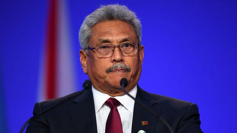 El presidente de Sri Lanka abandona el país y aterriza en Maldivas