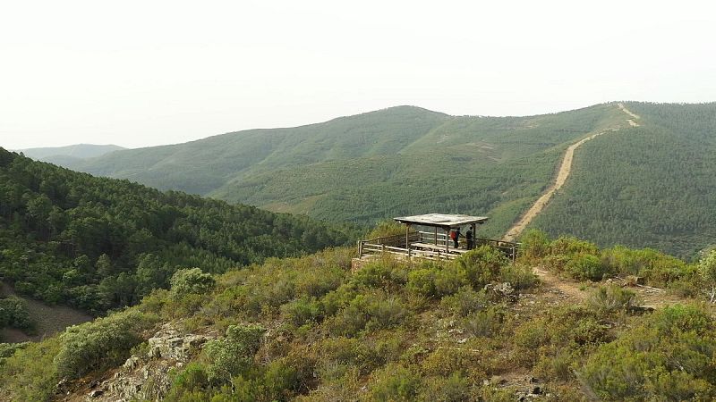 La Ruta de Alfonso XIII en Las Hurdes antes del incendio