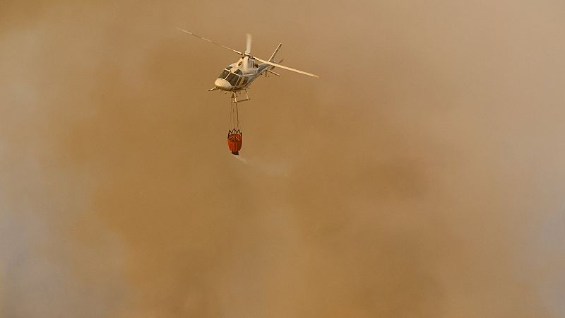 El fuego avanza sin control en Cceres y quema ya 200 hectreas del Parque Nacional de Monfrage