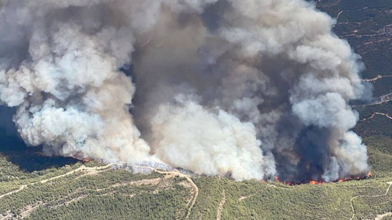 Crema sense control l'incendi al Pont de Vilomara