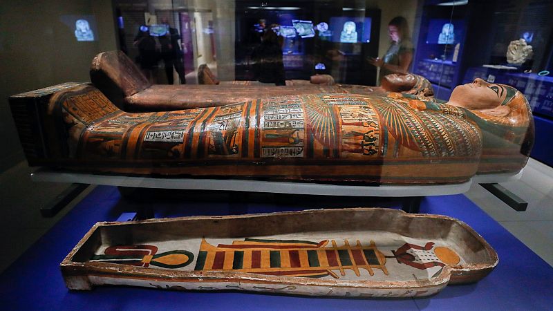 Se exponen en Madrid seis momias del Museo Británico para redescubrir cómo eran sus vidas