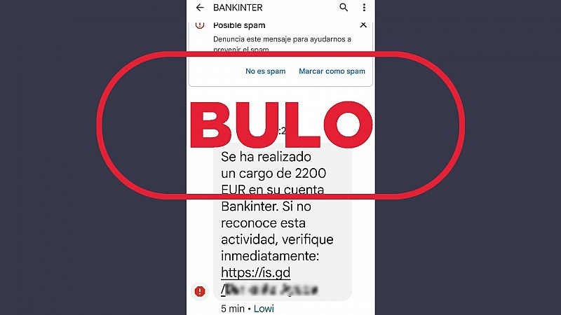 Cuidado con el fraude que alerta de un cargo de 2.200 euros a tu cuenta en Bankinter a travs de un SMS
