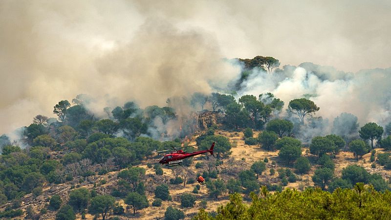 Incendios activos en España, en directo | Dan por estabilizado el incendio de Ateca y los vecinos desalojados regresan a sus casas