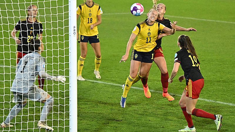 Suecia rompe a baln parado el muro de Blgica y se cita en semifinales de la Euro con Inglaterra