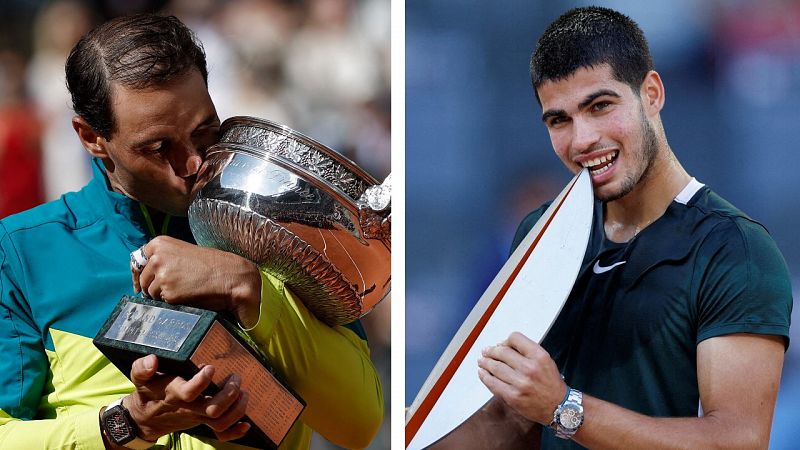 España vuelve a tener dos tenistas, Nadal y Alcaraz, en el top cinco de la ATP casi ocho años después