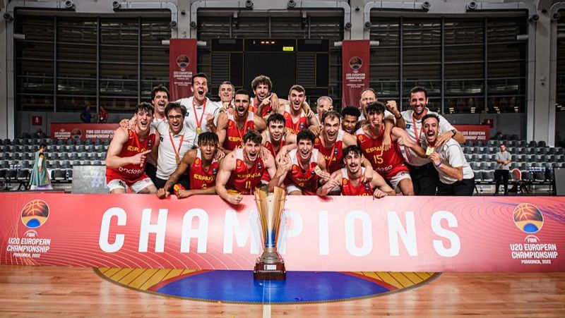 España gana a Lituania y se proclama campeona de Europa sub20 de baloncesto