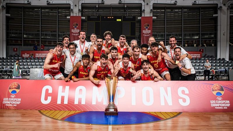 España gana a Lituania y se proclama campeona de Europa sub20 de baloncesto