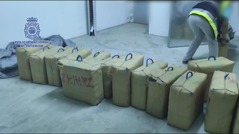 Incautadas 2,5 toneladas de hachís, la mayor intervención realizada en Aragón