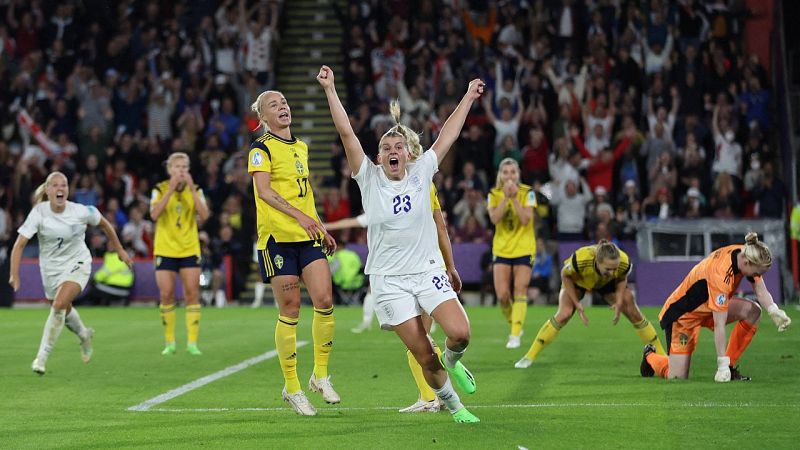Inglaterra destroza a Suecia en casa y disputará la final de la Eurocopa