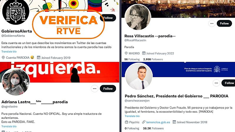 Así operan las cuentas de Twitter que suplantan a políticos y personajes públicos con la excusa de la parodia