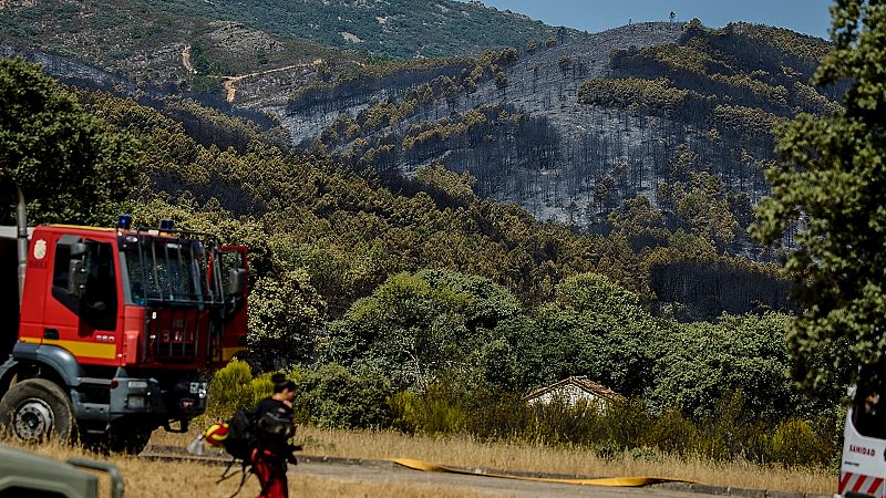 Incendios en Castilla-La Mancha: el fuego mejora en Toledo, pero avanza en Guadalajara y Cuenca
