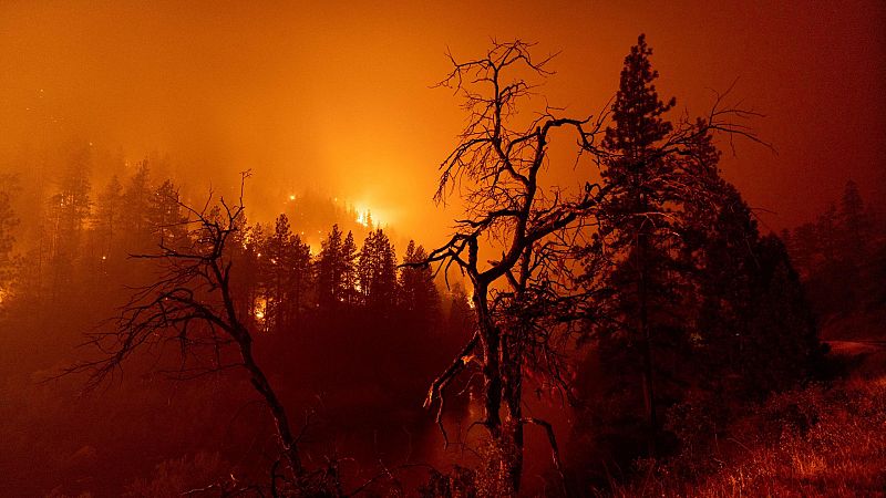 El mayor incendio del año en California avanza sin control por el norte y deja al menos dos muertos