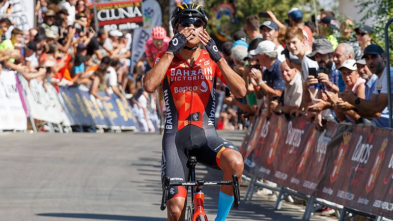 Santiago Buitrago se impone en la subida al Castillo y se viste de líder en la Vuelta a Burgos