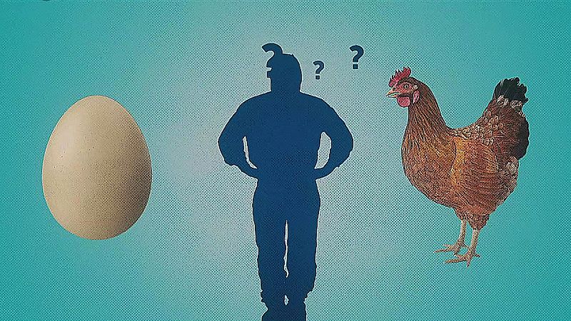 ¿Qué fue antes, el huevo o la gallina?