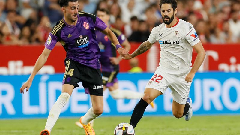 El Sevilla sigue sin arrancar, empate con el Valladolid en el debut de Isco