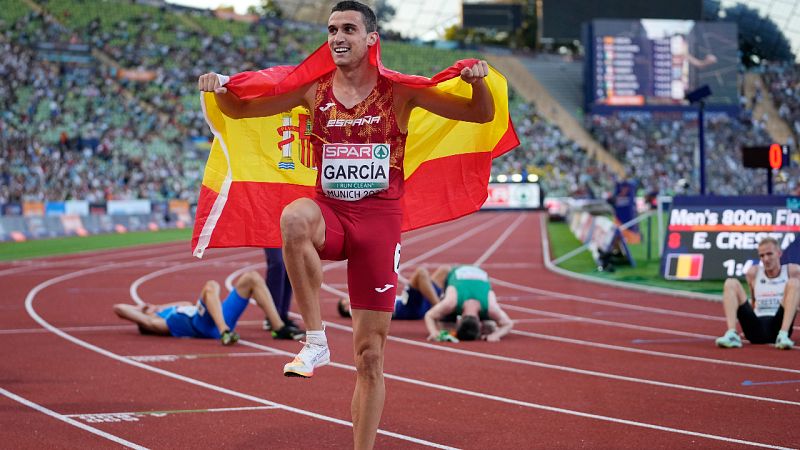 Mariano García remonta, aguanta el ataque de Wightman y se lleva el oro en los 800 metros