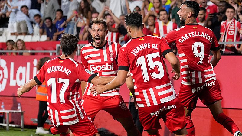 El Girona golea al Getafe en una noche ilusionante