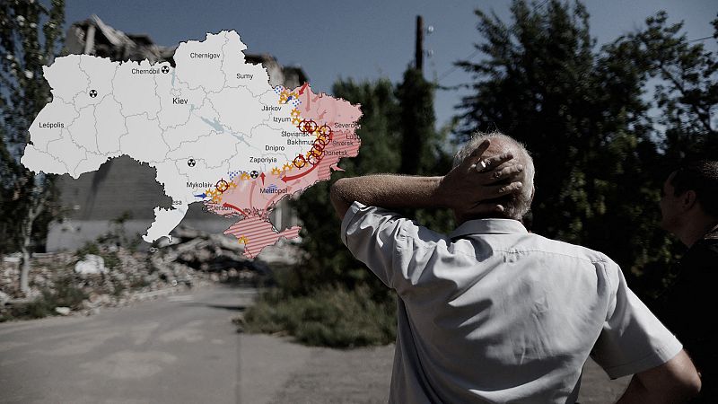 Los mapas de la 27ª semana de la guerra en Ucrania