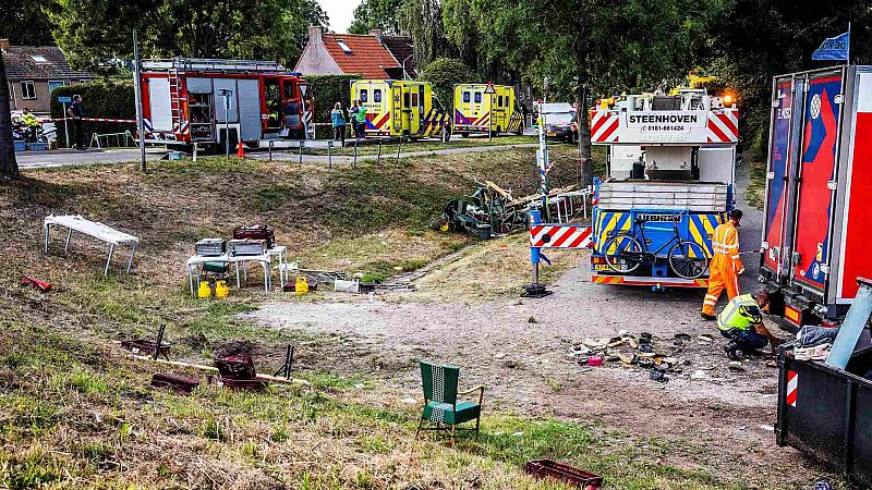 Detenido un camionero español en un accidente en Países Bajos con seis fallecidos