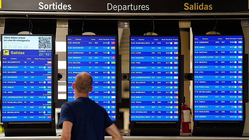 Las huelgas de tripulantes de Iberia Express y Ryanair dejan 180 retrasos y seis cancelaciones este martes