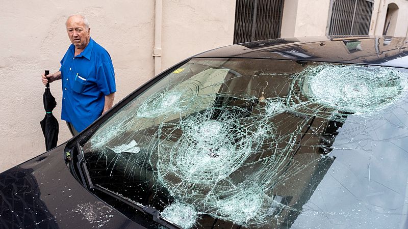 Muere una bebé de 20 meses que resultó herida en una intensa granizada en la Baix Empordà, en Girona