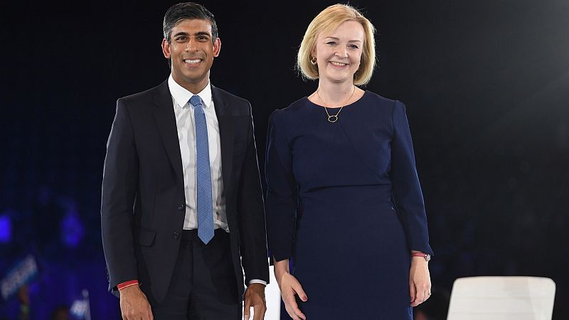 Truss y Sunak cierran la campaña de las primarias para suceder a Johnson como primer ministro