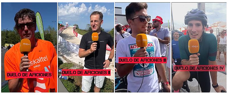Vuelta 2022: Duelo de aficiones en RTVE