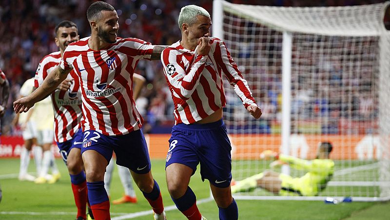 El Atlético se estrena con una sufrida victoria en el tiempo añadido ante el Oporto