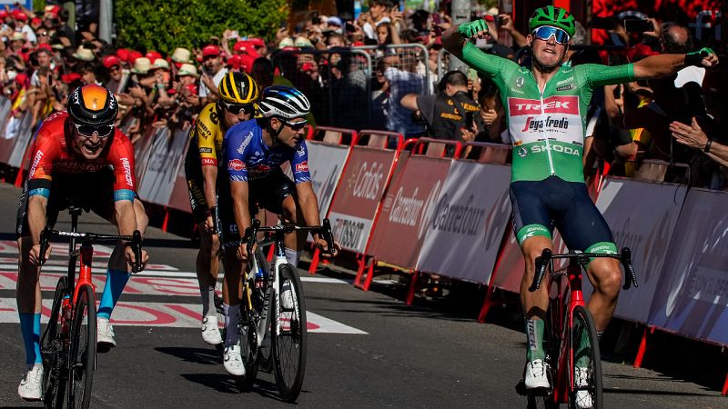Pedersen firma en Talavera su triplete en La Vuelta
