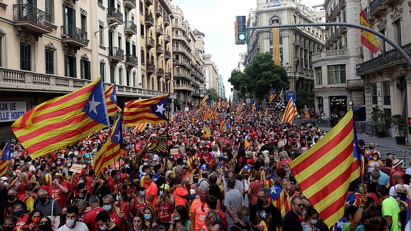 El independentismo llega a la Diada en máxima tensión y con riesgo de ruptura entre ERC y JxCat