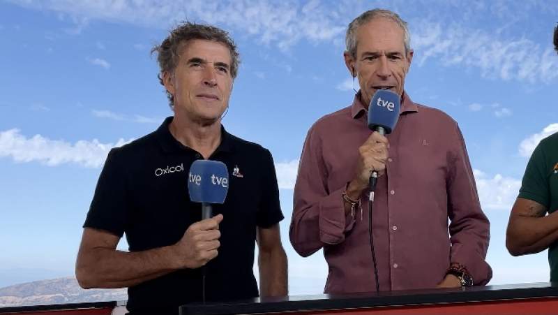 Carlos de Andrs y Pedro Delgado: as es un da en La Vuelta de la pareja ms carismtica