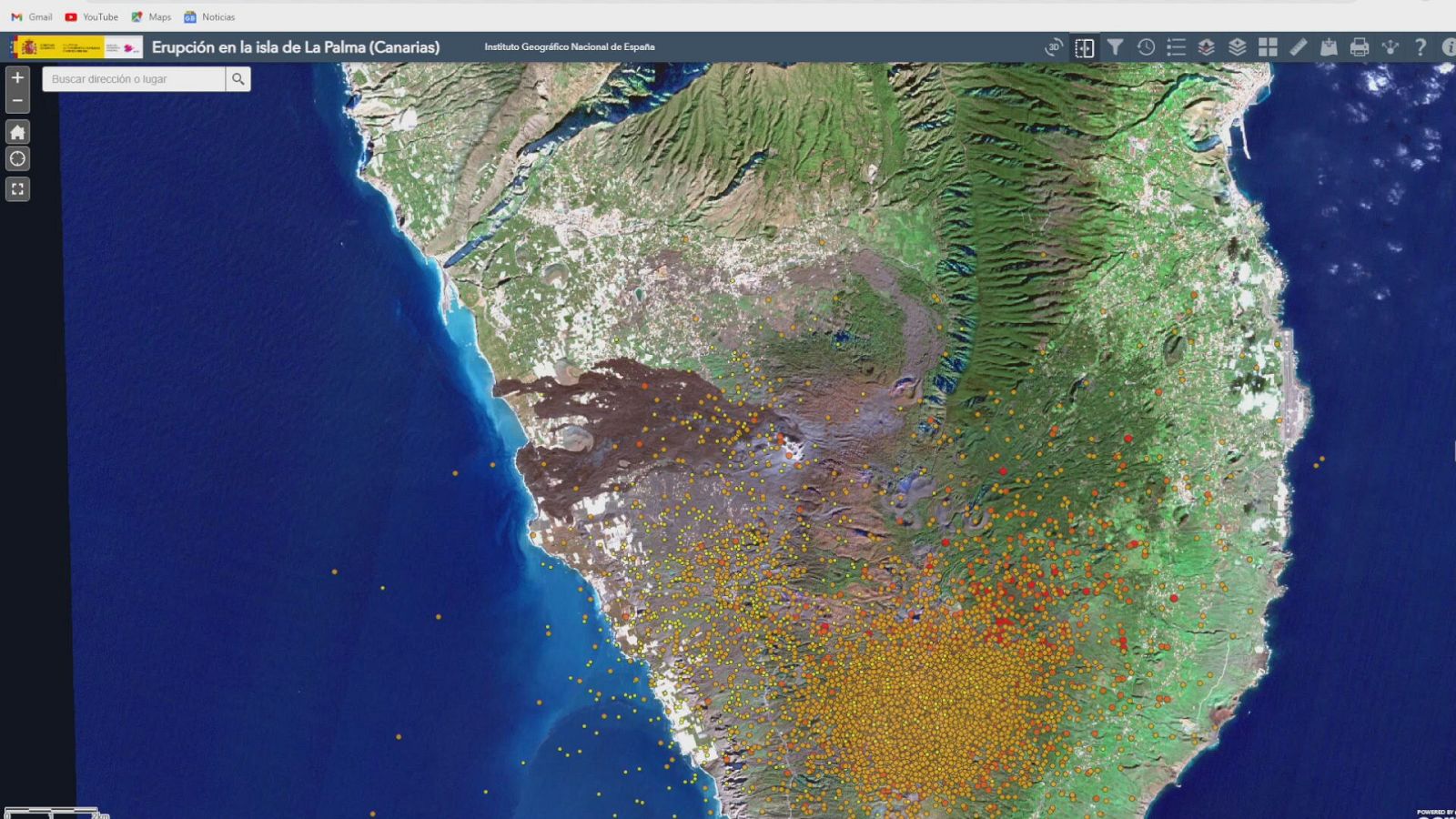 El 12 de septiembre del pasado año la tierra comenzaba a temblar de forma continuada en La Palma | Ver