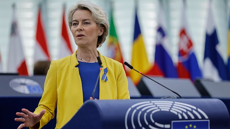 Von der Leyen viajará a Kiev para mostrar su apoyo a Ucrania y avisa a Rusia: "Las sanciones están para quedarse"