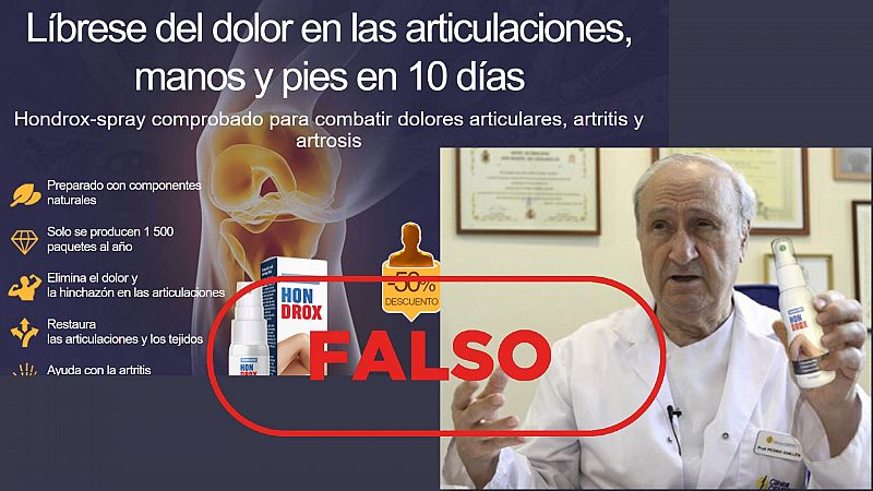 Este falso medicamento no está respaldado por el doctor Guillén