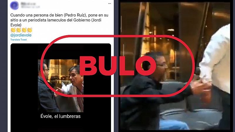 Este vídeo de Jordi Évole y Pedro Ruiz discutiendo no es real, es una broma organizada por ambos en 2009