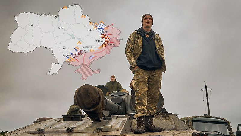Los mapas de la 30ª semana de guerra en Ucrania