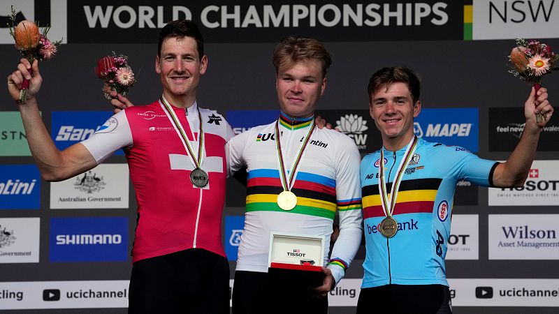 Mundiales de ciclismo: Tobias Foss da la sopresa contra el reloj y Ellen van Dijk revalida su arcoíris