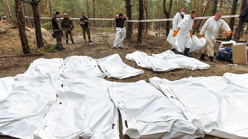 Ucrania halla "más de diez cámaras de tortura" en las áreas liberadas de la región de Járkov