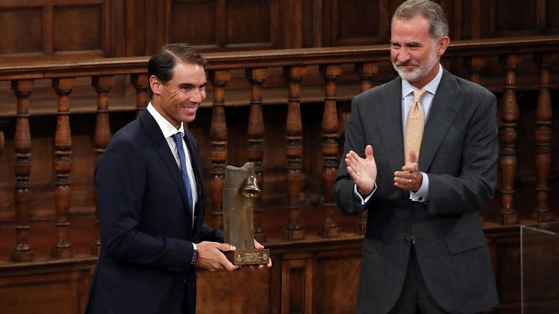 Rafa Nadal, tras recibir el 'Premio Camino Real': "Mi intención es seguir compitiendo"