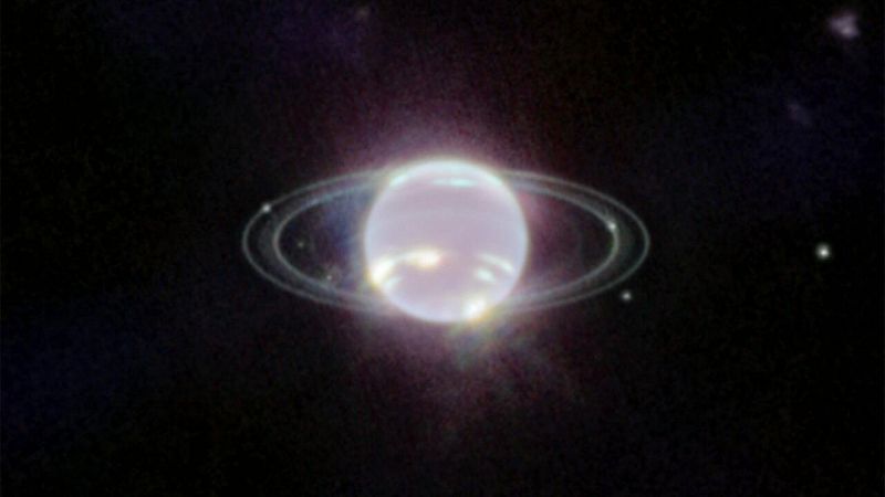 El telescopio espacial James Webb capta la vista más clara de los anillos de Neptuno en décadas